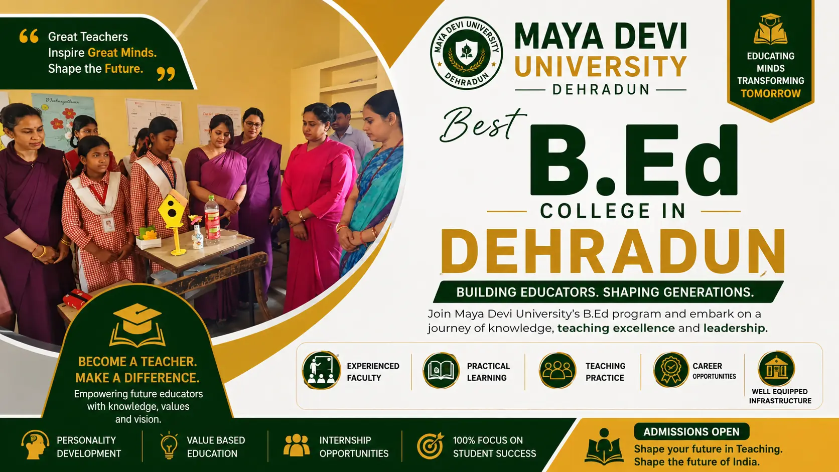 Shaping the Shapers: The School of Education at Maya Devi University
