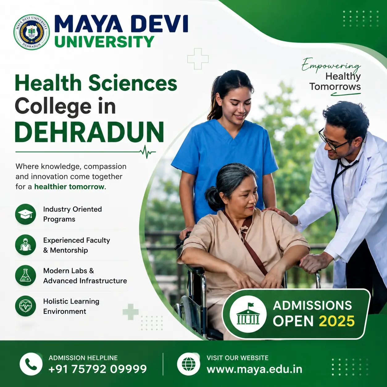 The Backbone of Modern Healthcare: The School of Health Sciences at Maya Devi University