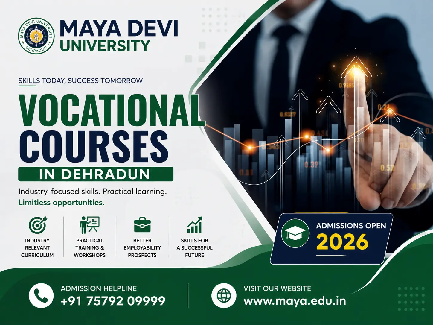 Skills That Get You Hired: The School of Skill Development & Vocational Studies at Maya Devi University
